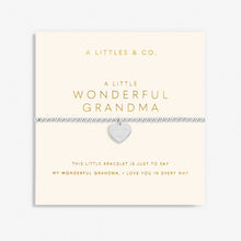 Load image into Gallery viewer, A Little Wonderful Grandma Bracelet - Silver
