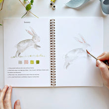 Load image into Gallery viewer, Animals Watercolor Workbook and Watercolor Paint Set
