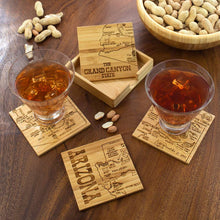Load image into Gallery viewer, Arizona Charcuterie Board &amp; Coaster Gift Set

