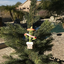 Load image into Gallery viewer, Arizona – Sombrero Hat Cactus – “Merry Christmas” – Resin Ornament 
