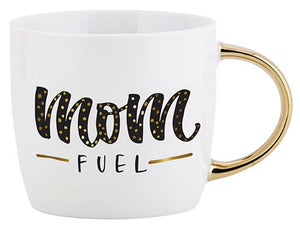 Gold Handle Mug - Mom Fuel