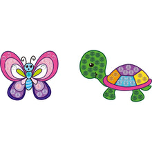 Load image into Gallery viewer, BIG DOTZ ® Stickers - Butterfly &amp; Turtle
