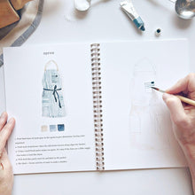 Load image into Gallery viewer, Baking Watercolor Workbook and Watercolor Paint Set
