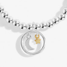 Load image into Gallery viewer, Beautifully Boxed A Little &#39;Shoot For The Moon Land Amongst The Stars&#39; Bracelet &amp; Gold-Tone Plating
