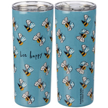 Load image into Gallery viewer, Bee Happy Coffee Tumbler
