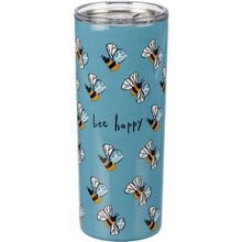 Load image into Gallery viewer, Bee Happy Coffee Tumbler
