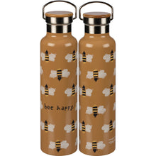 Load image into Gallery viewer, Bee Happy Insulated Bottle
