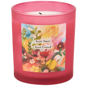 Best Mom Best Friend Jar Candle - Peony Scent