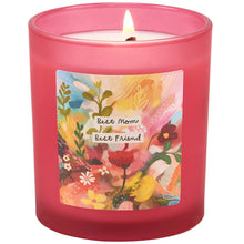 Load image into Gallery viewer, Best Mom Best Friend Jar Candle - Peony Scent
