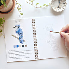 Load image into Gallery viewer, Birds Watercolor Workbook and Watercolor Paint Set
