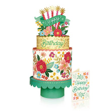 Load image into Gallery viewer, Blooming Birthday Cake - Pop up
