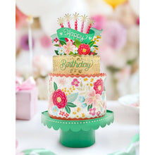 Load image into Gallery viewer, Blooming Birthday Cake - Pop up
