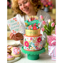 Load image into Gallery viewer, Blooming Birthday Cake - Pop up
