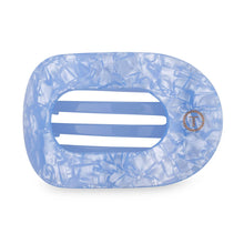 Load image into Gallery viewer, Blue Lagoon Small Flat Round Hair Clip
