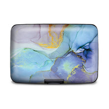 Load image into Gallery viewer, Blue Marble Armored Wallet - RFID blocking

