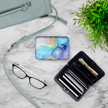 Load image into Gallery viewer, Blue Marble Armored Wallet - RFID blocking
