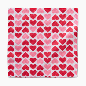 Blushing Hearts Dishcloth Set of 3 by Geometry