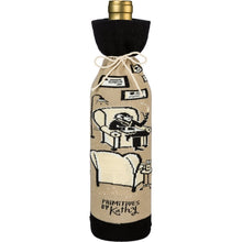 Load image into Gallery viewer, Bottle Sock - Good Friends And Wine Are Cheaper Than Therapy
