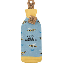 Load image into Gallery viewer, Bottle Sock - Let&#39;s Get Buzzed
