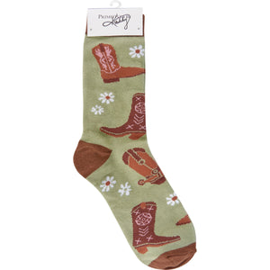 Box Sign & Sock Set - Princess Wears Boots