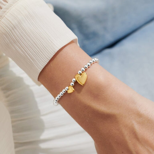 Boxed A Little 'Freindship' Bracelet - Silver & Gold-Tone Plated