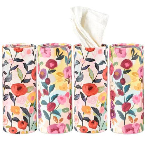 Bright Floral Tissue Box Set - Car Tissues