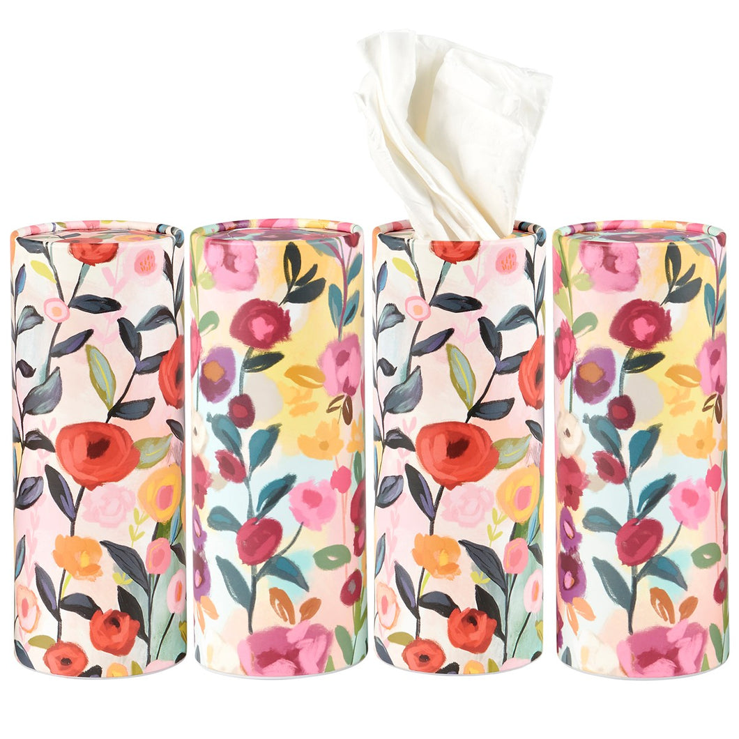 Bright Floral Tissue Box Set - Car Tissues