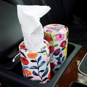 Bright Floral Tissue Box Set - Car Tissues