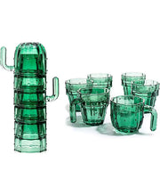 Load image into Gallery viewer, Cactus Glass Set - 8oz glasses

