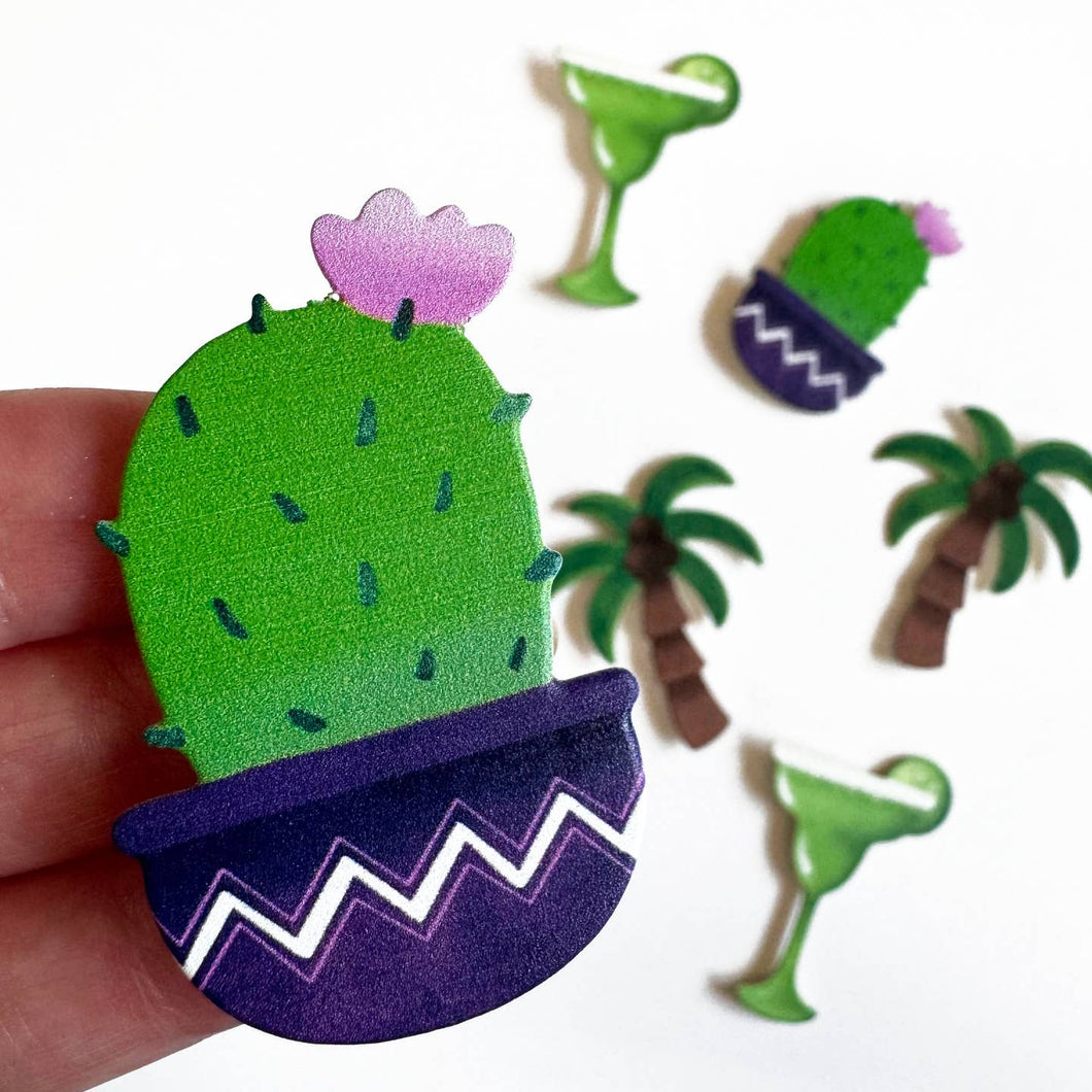 Cactus Magnet, Magnetic Decor