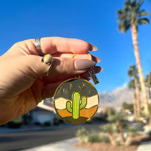 Load image into Gallery viewer, Cactus Saguaro Desert Enamel Keychain
