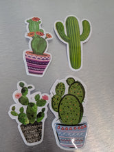 Load image into Gallery viewer, Cactus Stickers 4 pack - Assorted

