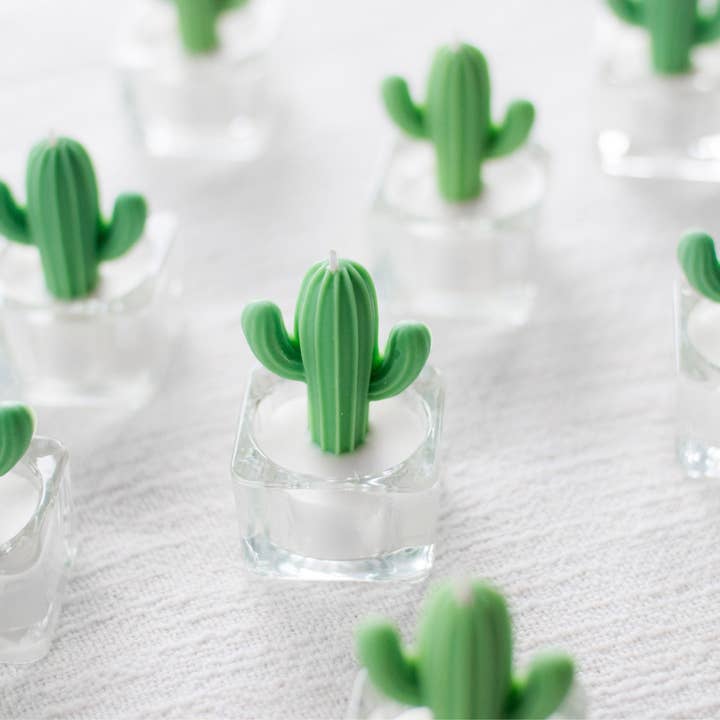 Cactus Tealight Candle | Soy Wax Blend - Style C