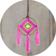 Load image into Gallery viewer, Car Charm - Purple God&#39;s Eye
