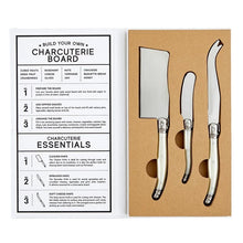 Load image into Gallery viewer, Charcuterie Cheese Knives Book Box - Pearl
