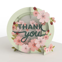 Load image into Gallery viewer, Cherry Blossom Thank You Paperpop® Card 
