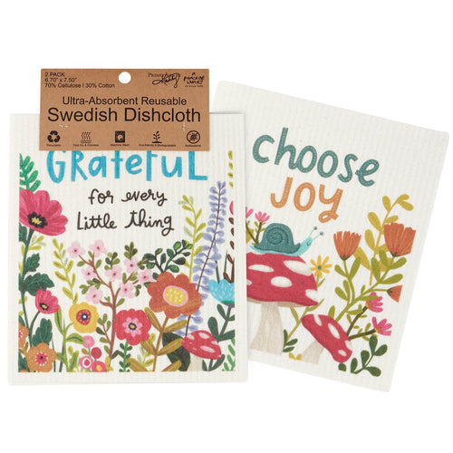 Choose Joy Swedish Dishcloth Set of 2