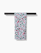 Load image into Gallery viewer, Christmas Holly Kitchen Tea Towel by Geometry
