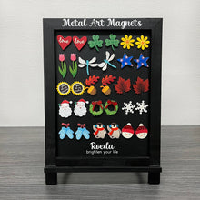 Load image into Gallery viewer, Christmas Present Magnet, Magnetic Decor

