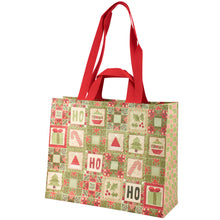 Load image into Gallery viewer, Christmas Quilt Carryall Tote
