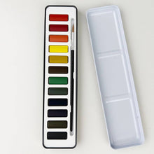 Load image into Gallery viewer, Christmas Watercolor Workbook and Watercolor Paint Set
