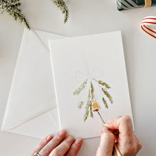 Load image into Gallery viewer, Classic Christmas Paintable Watercolor Notecard Set
