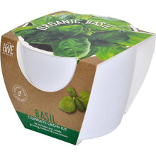 Load image into Gallery viewer, Classic Organic Basil Grow Kit – Timeless Ceramic Gift
