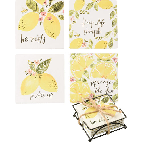 Coaster Set - Be Zesty