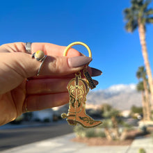 Load image into Gallery viewer, Cowboy Boots Enamel Keychain
