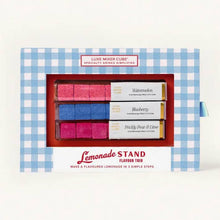 Load image into Gallery viewer, Craft Lemonade Mixer Set | Watermelon, Prickly Pear &amp;, Blueberry Mixer Cubes
