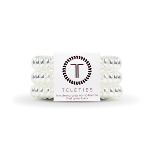 Crystal Clear Large Hair Ties