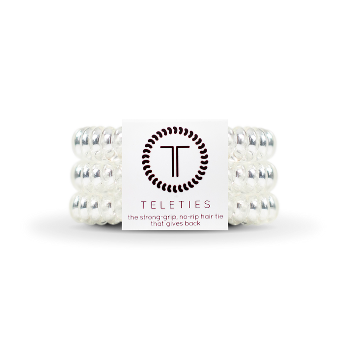 Crystal Clear Large Hair Ties