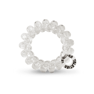 Crystal Clear Tiny Hair Ties Set of 5