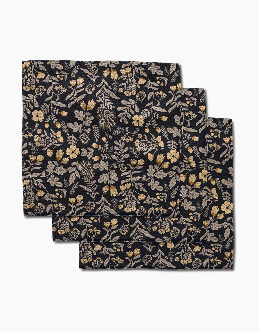 Woodland Wildflowers Dishcloth Set of 3 by Geometry